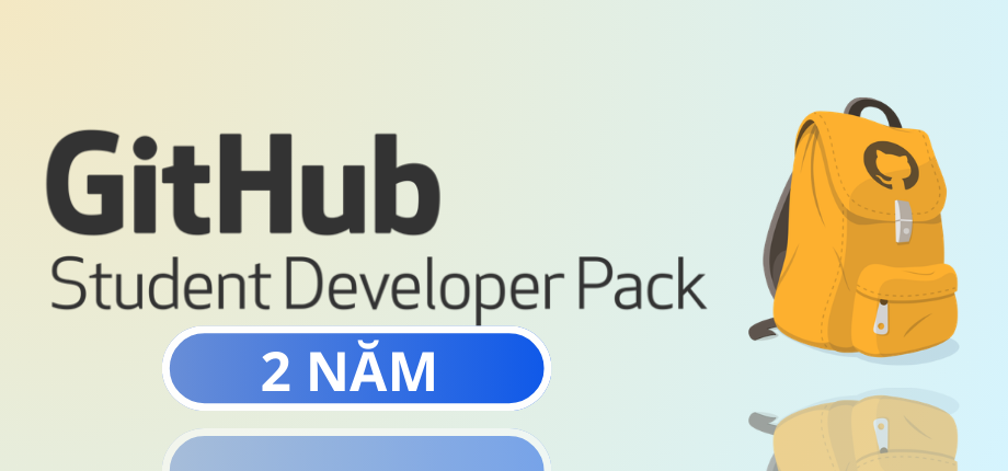 GitHub Student Developer Pack 2 Năm- Bảo hành 30 ngày | TaiKhoanXin